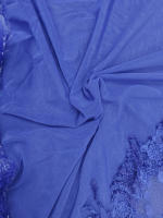 Lencería yukata de encaje, camisón sexy de encaje de malla transparente con abertura frontal y tirantes - details 19