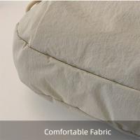 Bolso de hombro lavado de gran capacidad para mujer, bandolera de nailon informal, bolso de Dumpling de Corea de Color sólido para verano - details 22