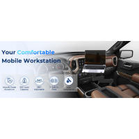 SPIRRELAB Soporte apto para Chevy Sierado, Tahoe, GMC Sierra 2019-2025, soporte de aluminio para tableta y portátil para camión, ventilador de refrigeración incorporado - details 3