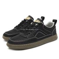 Nuevos zapatos deportivos clásicos de cuero de moda para Hombre, Zapatillas informales en negro y azul, 44 americanos de alta calidad - details 4