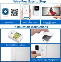 Wireless Smart Remote Video Doorbell Home Video Doorbell Intercom Night Bell WiFi Home Control Panels Feit Doorbell Wireless Doorbell Camera - details 6