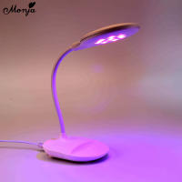Secador UV LED Portátil Mini Lámpara de Escritorio Flexible para Manicura - details 1