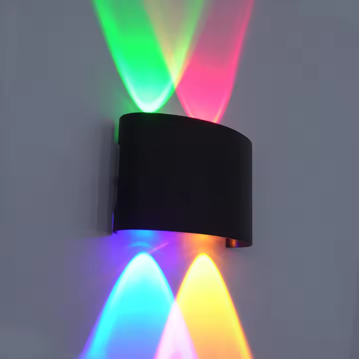 Lámpara de pared moderna con luz de color 4W/6W/8W, adecuada para patio, pasillo y escaleras - 1