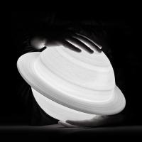 Lámpara de noche Saturno con impresión 3D, Luz De Luna con Control remoto táctil, decoración de dormitorio, regalos para niños, 13/16/22cm, 16 colores - details 7