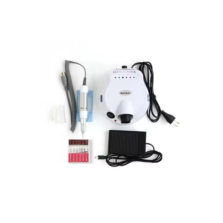 Pulidora de uñas eléctrica profesional, taladro de pedicura, Kit de herramientas de pulido, 15W, 35000RPM, enchufe de la UE, cuidado de uñas - 1
