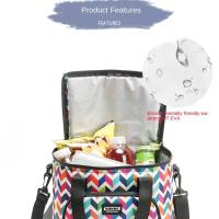 Bolsa de Almuerzo Térmica Portátil Bolsa de Hombro para Comida, Refrigerador Grande, Bolsas de Picnic, Caja para Hombres y Mujeres - details 8