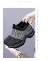 Zapatillas de Malla Transpirable para Mujer Zapatos de Plataforma Negros para Gimnasio - details 5