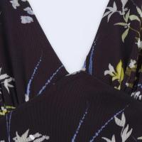 BUNO-2025 nuevo vestido largo estampado para mujer, vestido sin mangas con cuello en V estampado de estilo elegante a la moda para mujer, vacaciones de verano - details 8