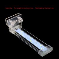Luz LED de abrazadera para acuario, iluminación blanca y azul de alto brillo, ahorro de energía, lámpara pequeña Simple para Nano peceras - details 0