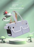 Bolsa cruzada para gatos, bolsa portátil para mascotas para salir al aire libre, bolso de lona transpirable, bolsa plegable para perros para salir - details 7