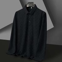 Polo informal de manga larga para hombre, color sólido, transpirable, cómodo, versátil, moderno, novedoso - details 11