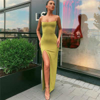 BUNO-rojo negro Año nuevo fiesta de Navidad vestidos largos mujeres primavera básico ceñido al cuerpo con cordones estiramiento vestidos midi ajustados femme - details 8