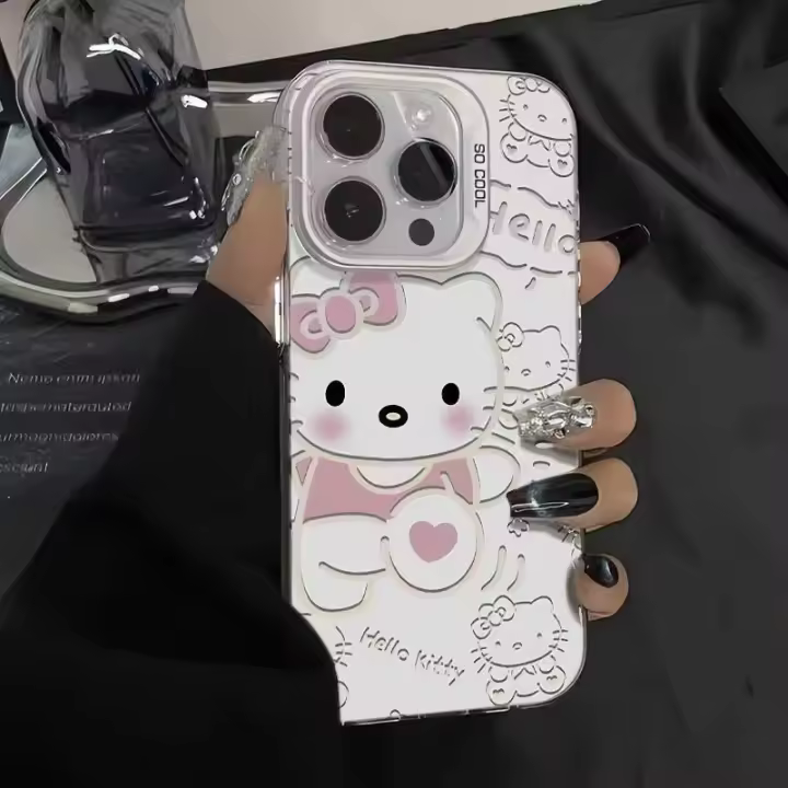 Hello Kitty Pacha perro adecuado para apple14PromaxFunda de teléfono - 1