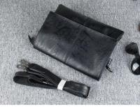 2025 nuevas de cuero bolso cruzado para hombres bolsos de trabajo Casual hombre bolso de mensajero negro bolso de hombre bolso de hombro de negocios Sling Pack - details 0