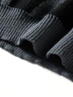 Nuevo Jersey Popular de otoño e invierno con patrón de Jacquard Irregular, suéter informal de punto con cuello redondo y contraste de Color para hombre - details 17