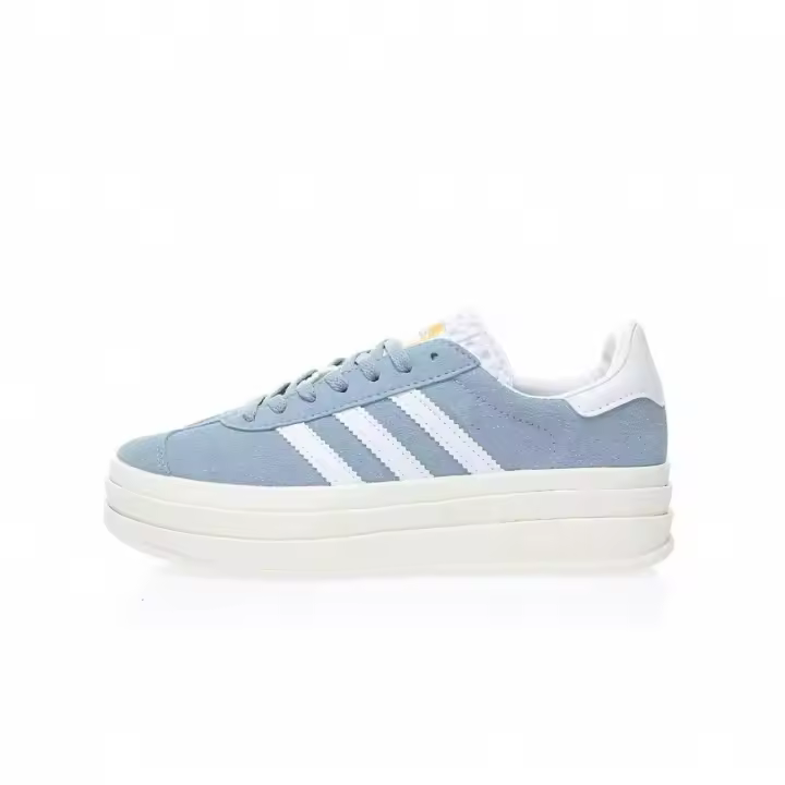Buroalma Zapatos de mujer gezelle 2025 nuevos zapatos de plataforma de suela gruesa que realzan la altura, zapatillas casuales Dexun de tres barras - 1