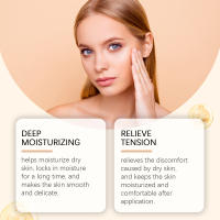 Crema hidratante para la piel que hidrata y nutre la piel para enrojecimiento, sequedad y sequedad facial. - details 7