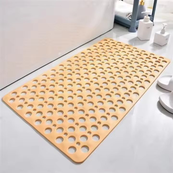 Alfombra de Ducha Extra Grande Antideslizante Adjudicación Fuerte, Antimoho, Transpirable para Baño y Cocina - 1