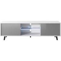 Mueble TV Suspendido/Mesa TV/Mueble para Salón (100 cm, sin LED, Roble Dorado/Negro Brillante) - details 3