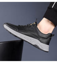 Zapatos de cuero de piel de vaca de primera capa, deportivos, casuales para hombres, moda - details 28
