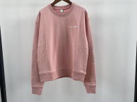 00 Otoño Invierno nuevo nicho S & P pequeña letra bordado pulóver algodón mujeres cuello redondo sudadera - details 5