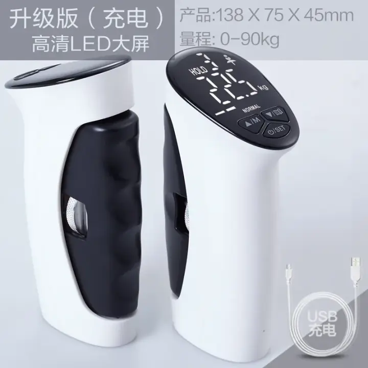 Dinamómetro Digital LED de mano, probador de entrenamiento de fuerza de potencia, accesorios profesionales de Fitness - 1