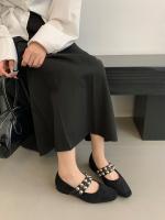 Nuevos zapatos franceses Mary Jane para mujer versión coreana diseño sentido moda remache tacón grueso cabeza cuadrada zapatos individuales ladyshoes - details 19