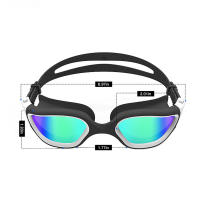 Gafas de natación profesionales para hombres y mujeres, lentes de protección UV antivaho, impermeables, ajustables, de silicona, para piscina - details 0