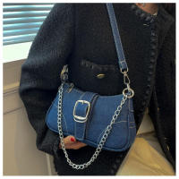 Bolso de Hombro Denim de Alta Calidad Bolso Messenger Retro para Mujeres - details 35