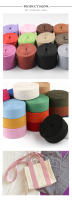 Meetee Cinta Adhesiva de Lona de 8 Metros y 38 Mm para Bricolaje, Accesorios de Costura de Ropa, Decoración de Fiestas y Bodas, Material Spandex/Nylon - details 6