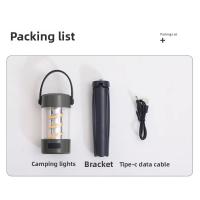 Al aire libre bluetooth audio camping luz inalámbrica luz ambiental pequeña portátil de mano tienda de campaña de larga duración luz LED - details 15