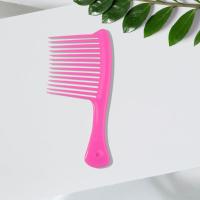 Peine de dientes anchos grandes para peluquería, peine alisador antiestático, cepillo de estilismo para teñir, herramienta de estilismo, peine de cabeza de aceite portátil - details 3