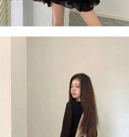 Elegante Vestido Mini de Encaje con Lazo Trasero Moda Femenina para Fiestas - details 6