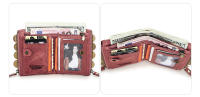 Carteras de Piel Genuina CONTACT'S para Mujeres - Carteras Cortas de Doble Pliegue, Monederos de Moda para Mujeres, Porta Tarjetas, Monedero, Clip para Dinero, Carteras para Mujeres y Hombres - details 21