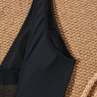 Traje de Baño de Una Pieza Bajo la Espalda 2025 Traje de Baño Sexy con Cuello en V - details 7