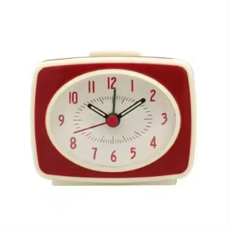 Reloj De Alarma Vintage Para Dormitorio Con Manecillas Fluorescentes Reloj De Mesa Decoración Interior Emocional Regalo Para El Hogar Embalaje Individual - 1