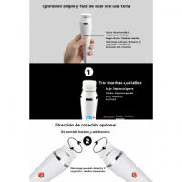 Limpiador facial de silicona Cepillo facial recargable resistente al agua Limpiador de poros 4 en 1 Limpiador facial eléctrico - details 8