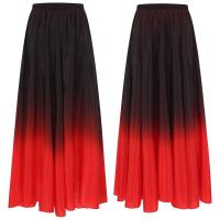 Falda Maxi Flamenco para Mujer 180 y 360 Grados Disfraz de Escenario de Actuación Moda de Alta Gama - details 0