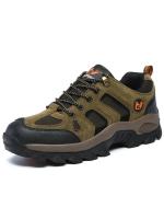 Zapatos de senderismo negros para exteriores, zapatos deportivos informales para hombre y mujer, zapatos para caminar de talla grande para primavera y otoño, zapatos de algodón para deportes de campo - details 3