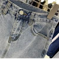 Falda vaquera ceñida adelgazante de cintura alta para mujer, ropa exterior de corte A, nuevo estilo, moda verano 2025 - details 6