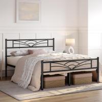 Cama Individual con Espacio Bajo Marco Metal Altura 32 cm Cama Individual con Cabecera para Colchón de 90 x 190 cm Blanco - details 38