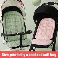 Cojín transpirable para cochecito de bebé, cojín suave de Color sólido para cochecito de bebé, accesorios para cochecito, asiento de coche, alfombrilla para cochecito, cuidado del bebé - details 13