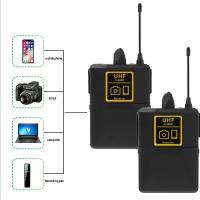 Micrófono de Lavetina Inalámbrico UHF 30 Canales Disponibles Alcance de 50m Para Cámara DSLR - details 4