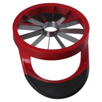 Rebanador de fruta de acero inoxidable/plástico, duradero, 4,72 pulgadas, 12 cuchillas súper afiladas, corte de fruta roja, rebanador grueso para restaurante - details 4