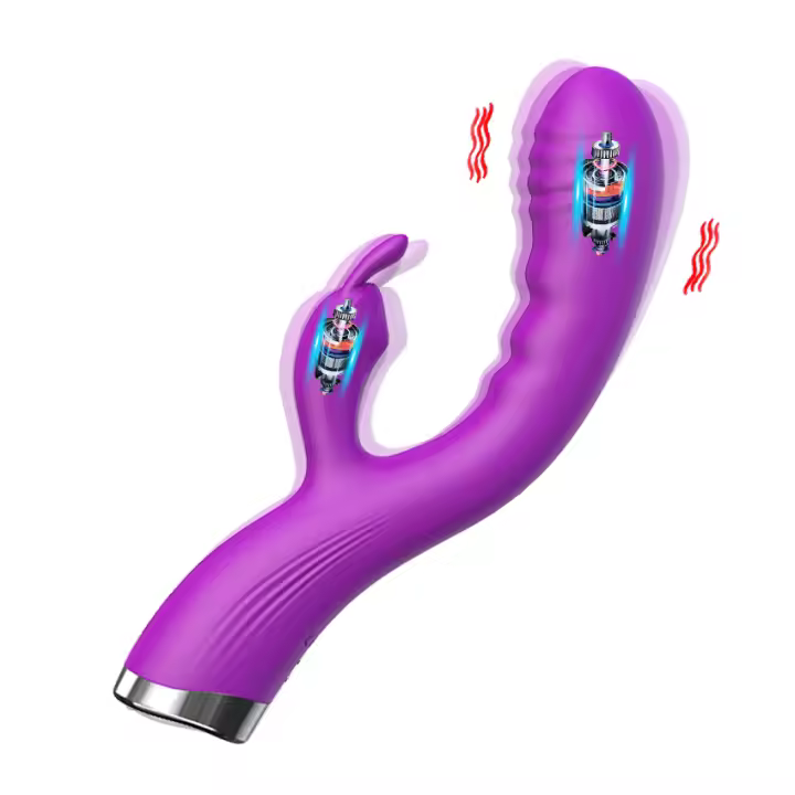 Potente vibrador de conejo para mujer, estimulador de clítoris y punto G, consolador de masaje de pezón y Vagina, juguete sexual silencioso para adultos - 1