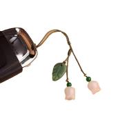 Cordón con dijes para teléfono de flores, cordón de estilo corto con flor de simulación, cordón para teléfono, estilo chino Universal - details 2