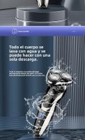 Pantalla LCD importada De Tres Cuchillas, Cuerpo Digital De Lavado, Barbero, Pelo Afeitado, Afeitadora Eléctrica 3 En 1 - details 8