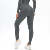 -Leggings de yoga sin costuras para mujer, leggings de gimnasio, ropa deportiva de entrenamiento, pantalones de cintura alta - details 17
