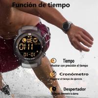 Reloj Deportivo para Hombres NORTH EDGE LAKER con Monitor de Ritmo Cardíaco Pasos Calorías Llamada Notificación 50m Impermeable Tecnología Inalámbrica - details 3
