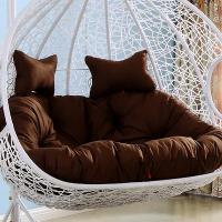 Cojín de Silla de Doble Asiento para Columpio de Huevo sin o con Relleno Cubierta Redonda Desmontable de Papasan para Casa y Patio - details 18